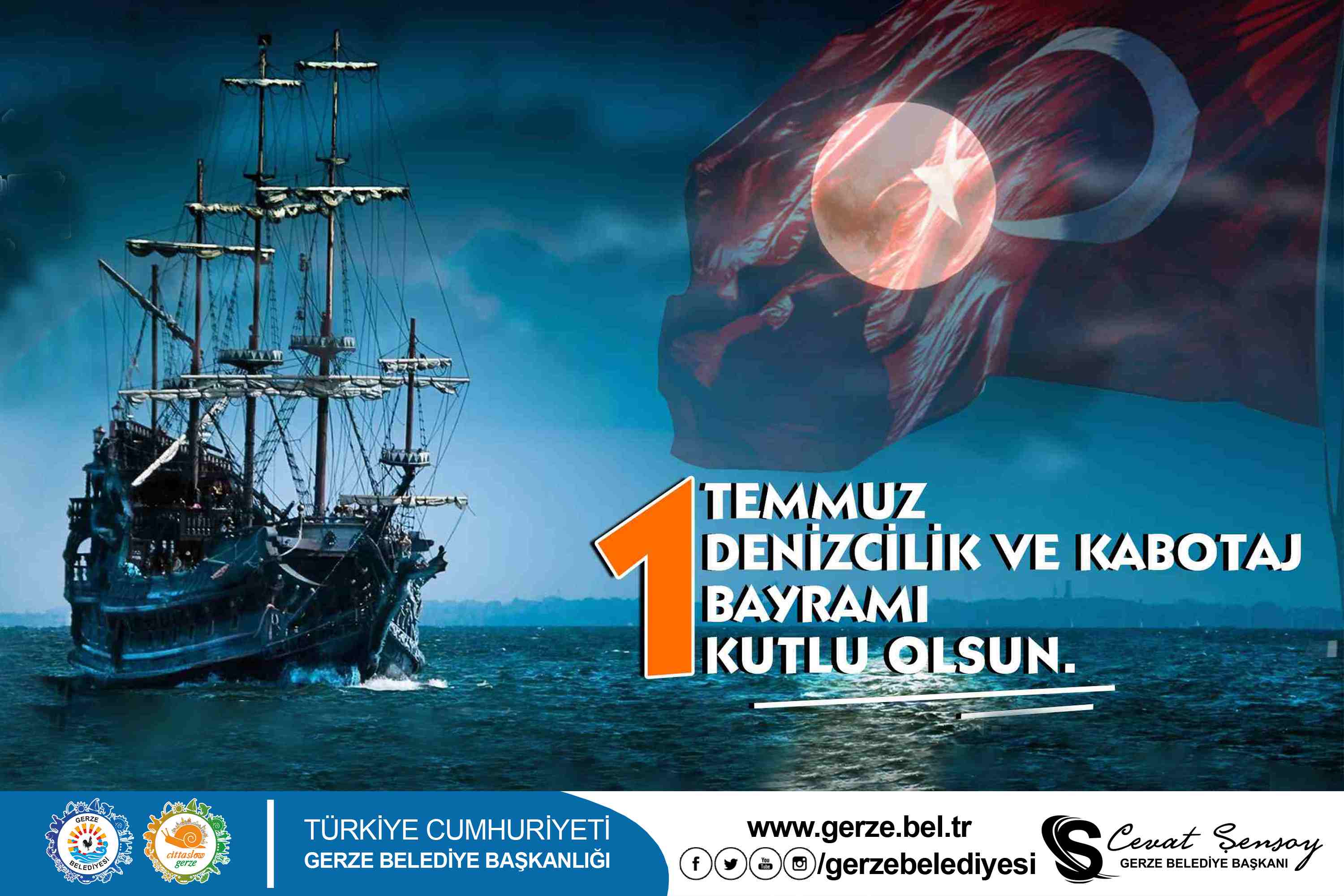 Başkan ŞENSOY’un Denizcilik ve Kabotaj Bayramı Kutlama Mesajı