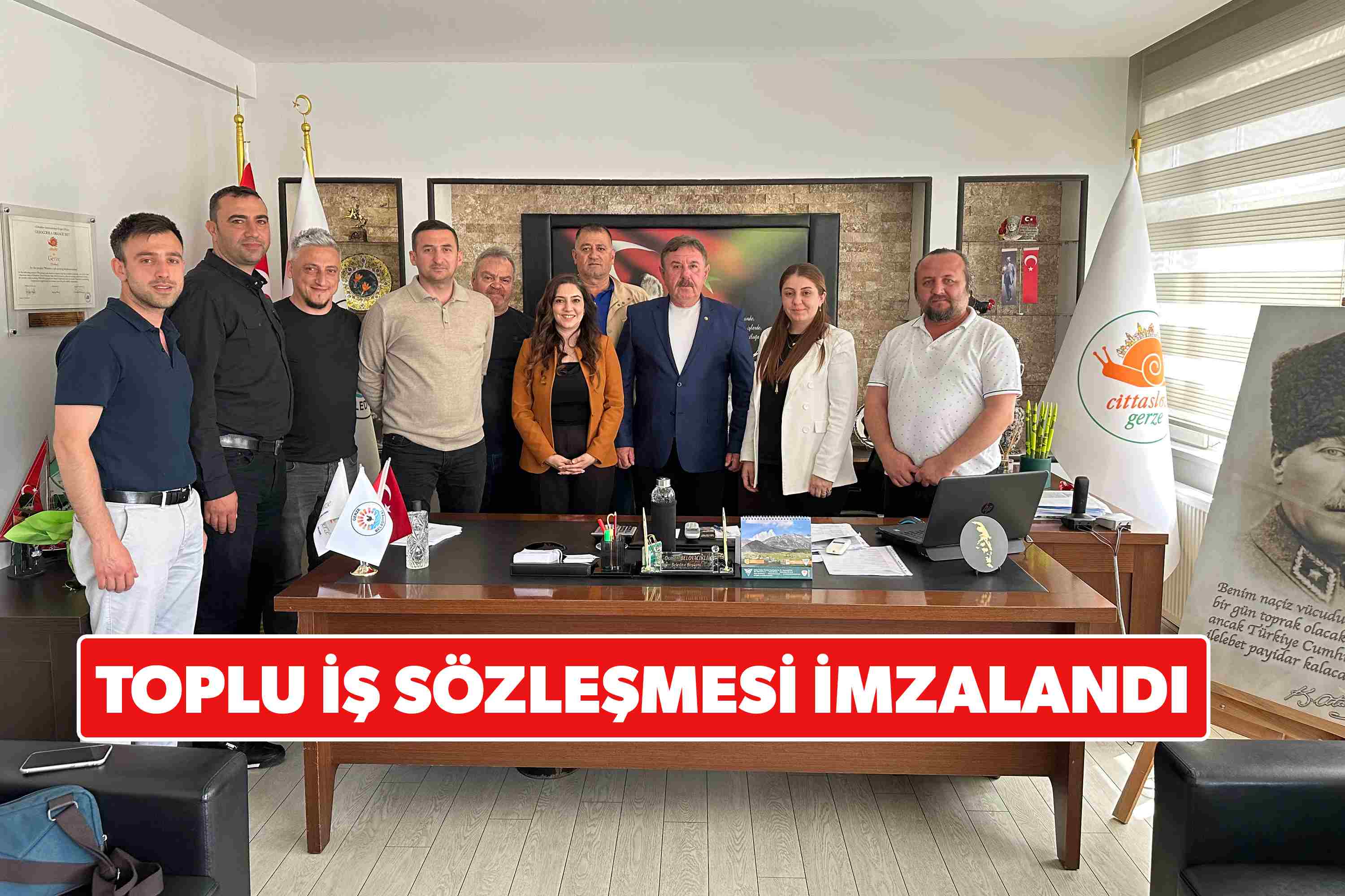 TOPLU İŞ SÖZLEŞMESİ İMZALANDI